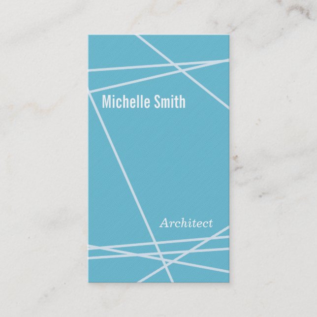 Carte De Visite Lignes modernes (Devant)