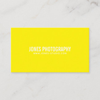 Carte De Visite Lignes modernes jaune