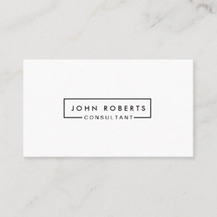 Carte De Visite Lignes modernes minimalistes professionnelles