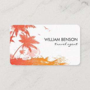Carte De Visite L'île tropicale
