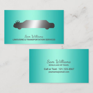 Carte De Visite Limousine Limousine Service