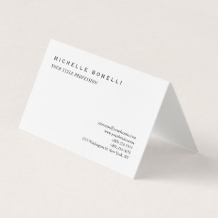 Carte De Visite Linge de Luxe Classique Simple Professionnel