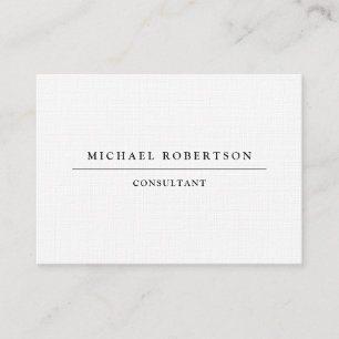 Carte De Visite Linge minimaliste unique noir blanc