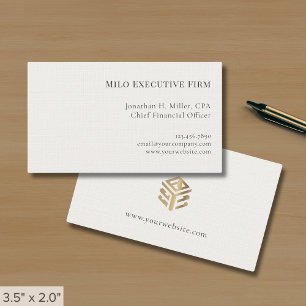 Carte De Visite Linge professionnel classique simple