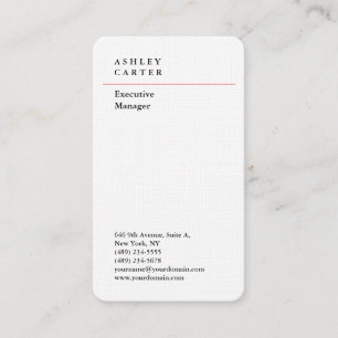 Carte De Visite Linge professionnel élégant sobre minimaliste mode