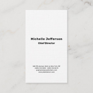 Carte De Visite Linge Professionnel Plain élégant minimaliste mode