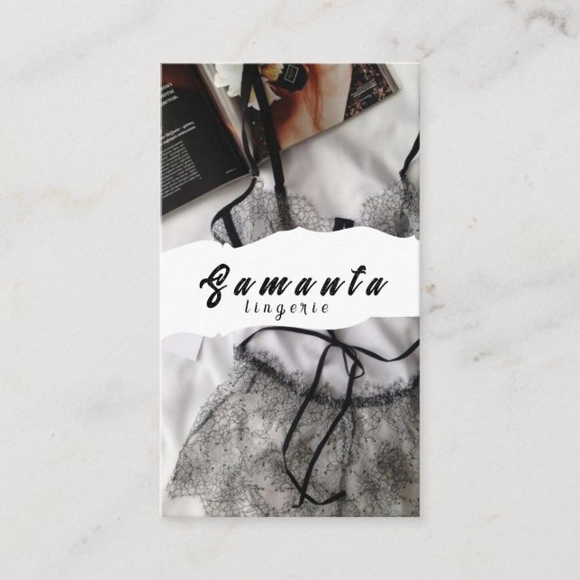 Carte de visite lingerie (Devant)