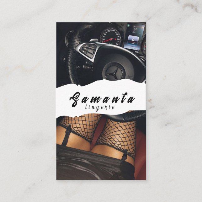 Carte de visite lingerie (Devant)