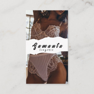 Carte de visite lingerie