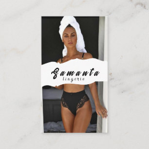 Carte de visite lingerie