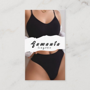 Carte de visite lingerie