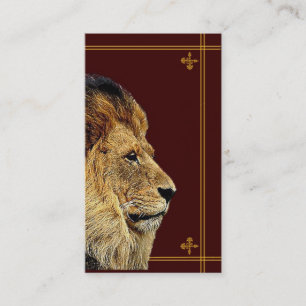 Carte De Visite Lion