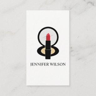 Carte De Visite Lipstick et miroir de maquillage