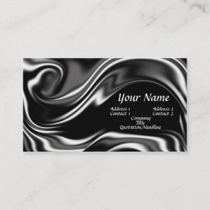 Carte de visite liquide en métal