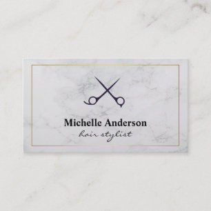 Carte De Visite Liste des cheveux   Barre