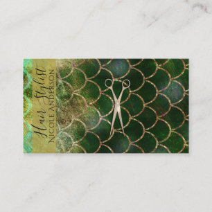 Carte De Visite Liste d'étoiles des coiffeuses Roses Gold Pink Gol