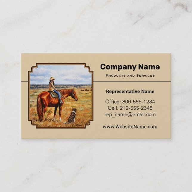 Carte De Visite Little Cowgirl on Cattle Horse (Devant)