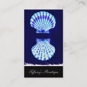 Carte De Visite littoral chic plage rustique nautique marine coqui