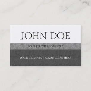 Carte De Visite Livre blanc de pierre de marbre de gris argenté de