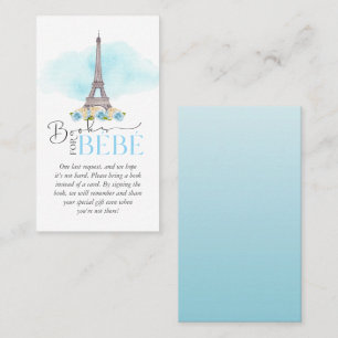 Carte De Visite Livres pour Baby shower Bébé Insérer