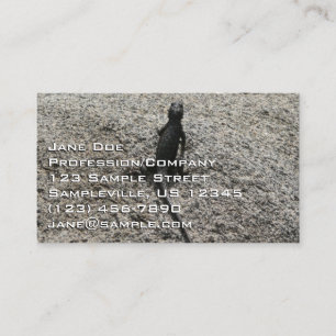 Carte De Visite Lizard noir