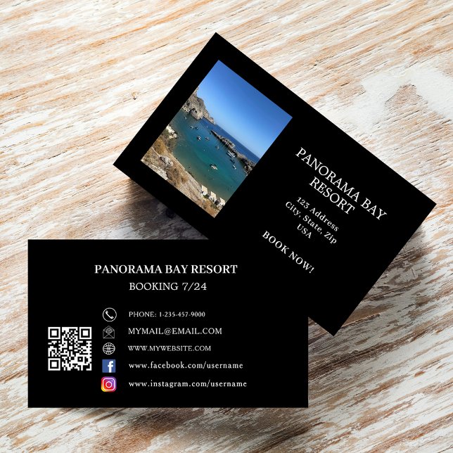 Carte De Visite Location de photo tourisme QR code (Créateur téléchargé)