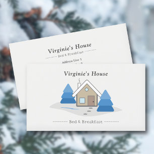 Carte De Visite Location de vacances d'hiver, Chambres d'hôte