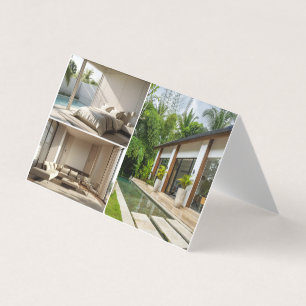 Carte De Visite Location de vacances Maison d'hôtes moderne Trois