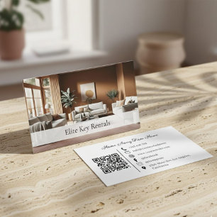 Carte De Visite Location de vacances moderne Médias sociaux Photo 