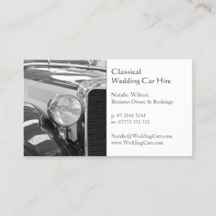 Carte De Visite Location De Voiture mariage, Ajouter Votre Photo -