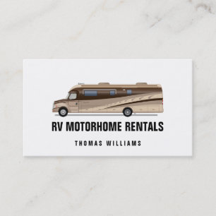 Carte De Visite Location et vente de camping-cars RV