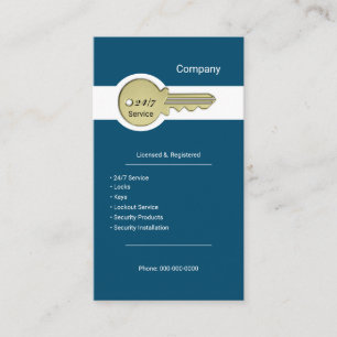 Carte De Visite Locksmith