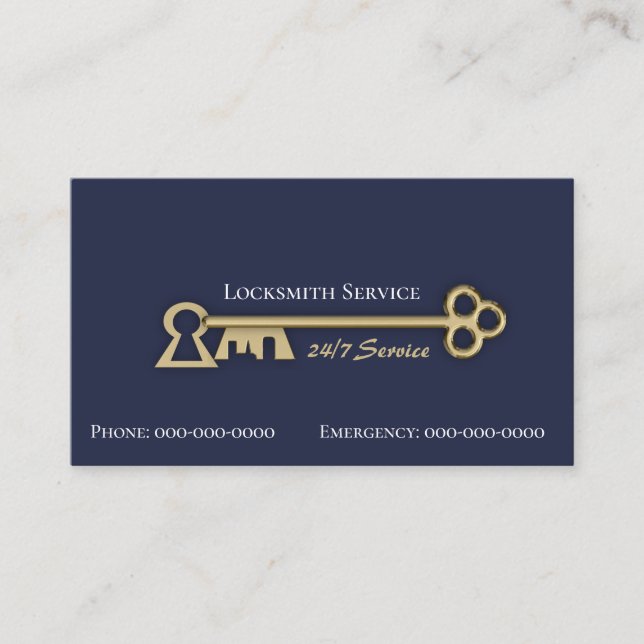 Carte de visite Locksmith (Devant)