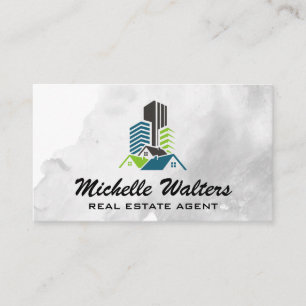 Carte De Visite Logo Architecture des propriétés modernes