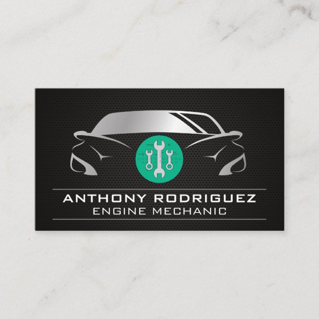 Carte De Visite Logo Auto Car | Dépouille | (Devant)