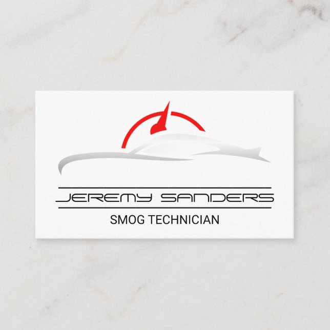 Carte De Visite Logo Auto Modern | Services de voiture (Devant)