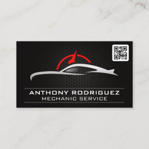 Carte De Visite Logo automatique   Voiture sport   Speedometer   C