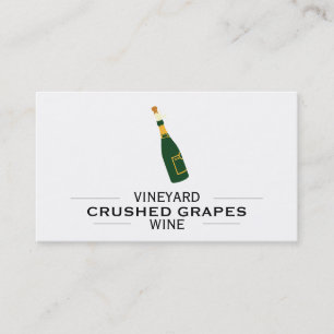 Carte De Visite Logo avec Dividers Champagne