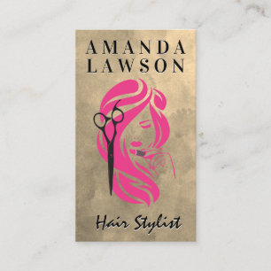 Carte De Visite Logo Beauté   Ciseaux salons