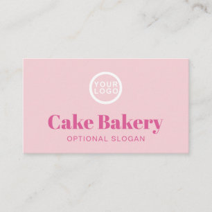 Carte De Visite Logo Boulanger Pâtissier Boulangerie I Rose