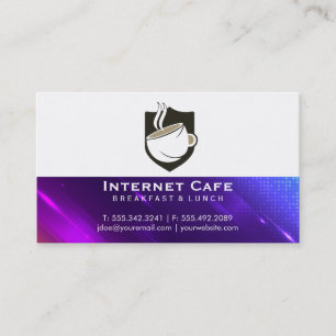 Carte De Visite Logo Café Restaurant