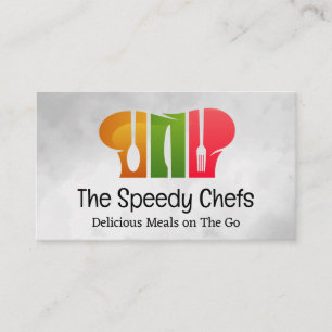 Carte De Visite Logo Casquette Chef Silverware