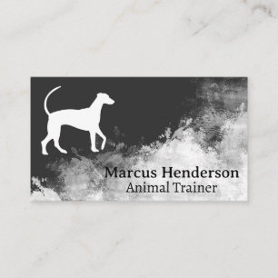 Carte De Visite Logo Chien Texture de fond