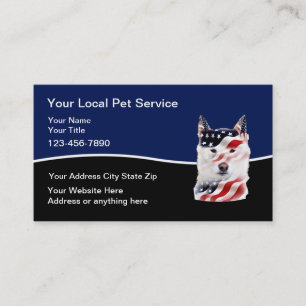 Carte De Visite Logo client - Service aux animaux de compagnie
