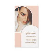 Logo code QR photo rose moderne script