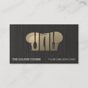 Carte De Visite Logo culinaire Restaurant Chef