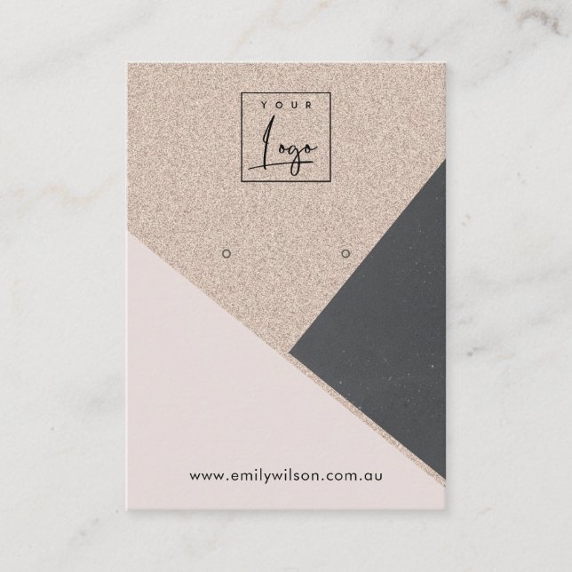 Carte De Visite Logo d'affichage de l'oreille en céramique Parties (Devant)