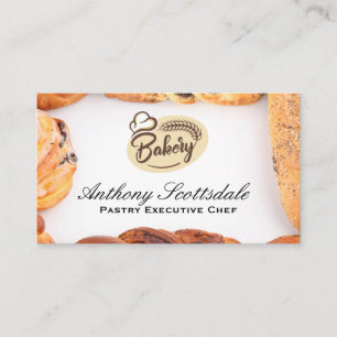 Carte De Visite Logo de boulangerie Pâtisseries