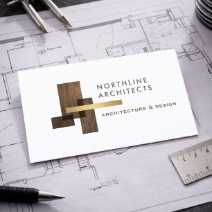 Carte De Visite Logo de cabinet d'architecte moderne