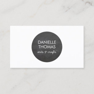 Carte De Visite Logo de cercle de tableau pour des artistes,